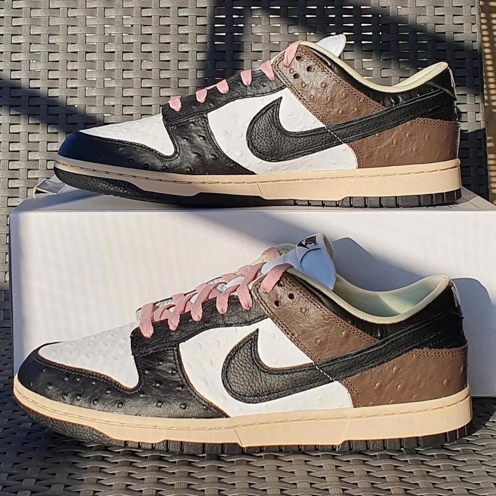 Size 11.5 - Nike Dunk Low Unlocked - Premium 'Travis mocha'